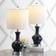 Jonathan Y Vermont 22" Glass Metal LED Set of 2 Table Lamp 21.5" 2pcs