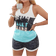 Shein pcs Womens Vacation Style Print Sleeveless Top And Shorts Set Simple Casual