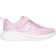 Skechers Girls Wave 92 Sparkle Mesh Trainer, Pink, Older