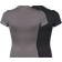 Shein Stücke einfarbiges Crop Rundhals T-Shirt