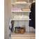 Elfa D'corér Wire Shelf Matte White 2' x 16" Shelf