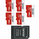LEXAR E-Series 128GB Micro SD Card 5 Pack, microSDXC UHS-I Flash Memory Card with Adapter, 100MB/s, C10, U3, A1, V30, Full HD, 4K UHD, High Speed TF Card