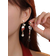 Shein 1pair Simple & Fashionable & Versatile Poker Shaped Oil Drip Earrings