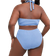 Shein Summer Beach Plus Ring Linked Halter Bikini Set