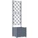 vidaXL Garden Planters Light Grey Plastic 40 x 40 x 143 cm 40x40x143cm