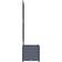 vidaXL Garden Planters Light Grey Plastic 40 x 40 x 143 cm 40x40x143cm