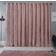 Sienna Crushed Velvet Eyelet Ring 66" x 90" - Blush Pink 168x228cm