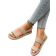 Shein Summer New Fashion Going Out Ladies Sandals Fashion Beige Cross Strap Slippers Beach Hawaiian Style Women Shoes, Beige Women's Flat Sandals