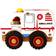 Magni Wooden Ambulance with Rubber Wheels
