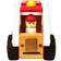Magni Wooden Ambulance with Rubber Wheels