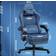 GTPLAYER Gaming Chair Fabric with Pocket Spring Cushion, Computer Chair Game Chair Cloth, Ergonomic Computer Chair 160 Adjustable backrest with footrest, Blue