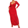 Shein Plus Womens Summer Solid Color Sweetheart Neck Long Sleeve Ruffle Splice Bodycon Elegant Dress