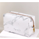 Shein 1pc Marble Pattern Pencil Bag, Modern High Capacity Office Stationery Organizer For School Student