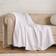 Dreamscene Waffle Mink Throw, - 150 x 200cm Blankets White (200x150cm)