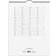 Mayland Studie Familiekalender Black and White 5 kol. 2025/2026