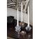 H&M Glass Lantern Black Candlestick 2.3"