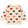 Konges Sløjd Lou Sweatshirt Bon Coeur Coloré - Flerfärgad