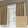Morris & Co Acorn Tonal Jacquard Pencil Pleat Curtains Gold