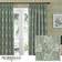 Morris & Co Marigold Jacquard Pencil Pleat Curtains Leaf Green