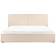 Beliani Eu Super King Size 6ft Boucle Upholstery Slatted Base Storage Ottoman Frame Bed