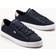 Tommy Hilfiger Canvas Vulcanized Trainers - Navy Blue