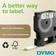 DYMO Label Cassette D1 Black on White 2.4cmx7m