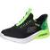 Skechers Micro Spectrum Max Brisk-Stripe - Black/Lime
