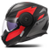 LS2 Casque Modulable FF902 Scope II - Mat Noir/Gris/Rouge