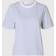 Selected Femme SLFEssential SS Striped Boxy Tee - Cornflower Blue/Bright White