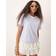 Selected Femme SLFEssential SS Striped Boxy Tee - Cornflower Blue/Bright White
