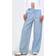 Only Wide Leg Trousers Co-Ord - Blue Stripes