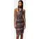 Pieces Pcnalle Halterneck Mesh Dress - Black/Leo