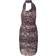 Pieces Pcnalle Halterneck Mesh Dress - Black/Leo