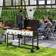 OutSunny Gas Grill and Plancha with 6+1 Burners