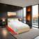 tectake Sengeramme Med LED-Strips Og Opbevaring 140 x 200 cm Beige Rammeseng