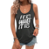 Shein Women'S Sleeveless Tank Top With Printed Slogan