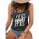 Shein Women'S Sleeveless Tank Top With Printed Slogan