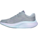 Skechers Women's GO WALK MAX Walker Vea Sneaker Gray/Aqua Textile/Synthetic Machine Washable