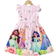 Shein Young Girls Summer Cartoon Character Butterfly Print Dress With Bow Decorated Flutter Sleeves Cute