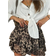 Shein Womens Casual Leopard Print Skirt
