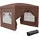 OutSunny Pop Up Gazebo - Coffee 3x3 m