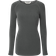 Gai+Lisva Amalie L/S Wool Top - Metal Grey