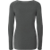 Gai+Lisva Amalie L/S Wool Top - Metal Grey