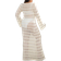 Shein Cottnline Long Sleeve Crochet Jacquard Dress As Cover