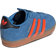 adidas Gazelle Comfort Closure Laces Shoes - Focus Blue/Solar Orange/Core Black