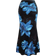 Shein Floral Print Pleated Mermaid Skirt - Women's