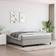 vidaXL Estructura De Cama Sin Colchón Tela 180x200 cm Verde