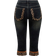Shein YK Style LowWaisted Vintage Leopard Print Faux Fur Patchwork Denim Pants