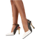 Shein Women'S Buckle Closure Pointed Toe Hollow Out Splice Stiletto Heels, Color Block Party Shoes