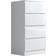 Zipcode Design Carlton 4 Tallboy Drawers 77cm H X 40cm W X 40cm D Chest of Drawer 40x77cm